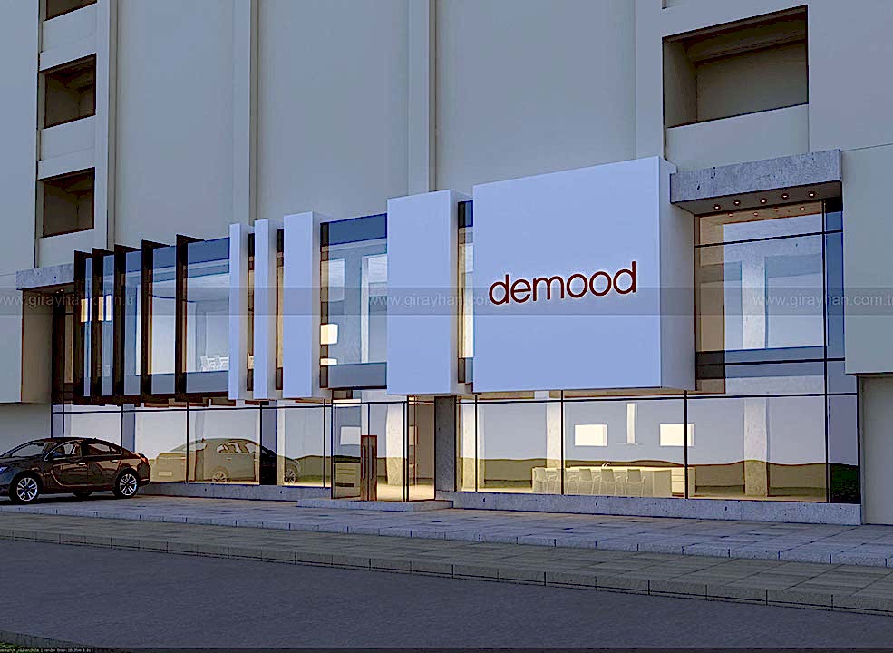 Demood Showroom Cephe Girayhan Mimarlık