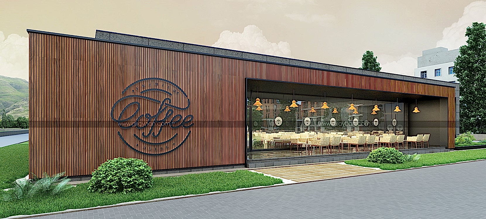 Kafe & Restaurant Projesi Girayhan Mimarlık